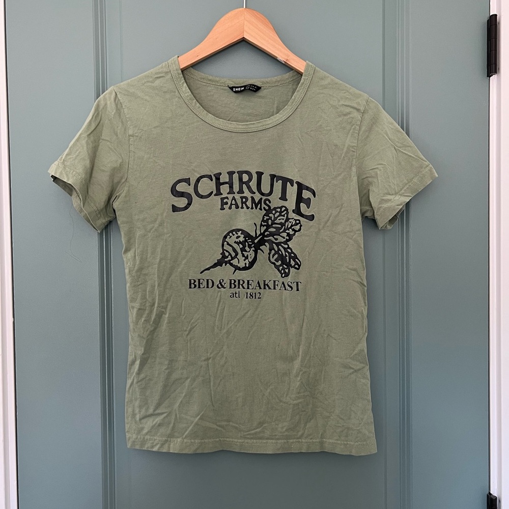 Shein - schrute farm t shirt (size S)
